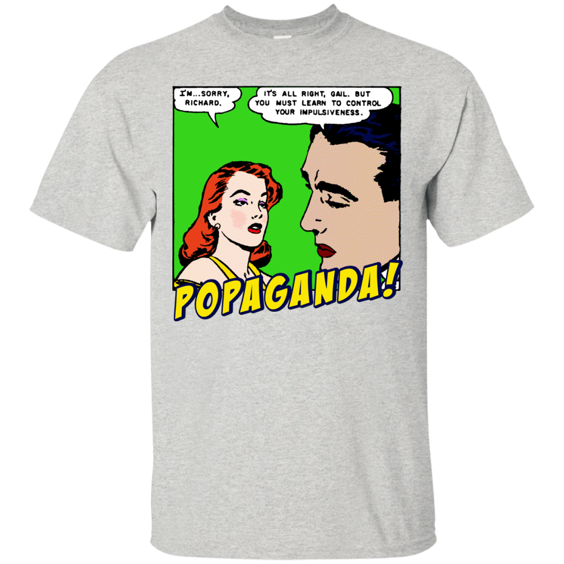 Pop Art Vintage Comics Lichtenstein Style - Popaganda 01 Tee&Tank Men/Unisex Pimamour
