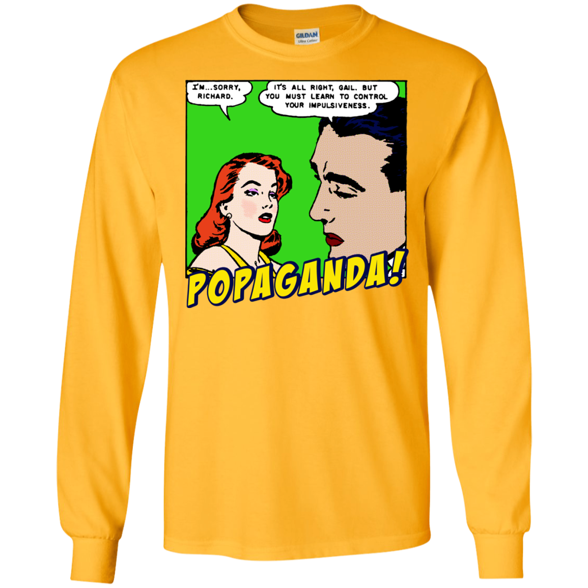 Pop Art Vintage Comics Lichtenstein Style - Popaganda 01 Tee&Tank Men/Unisex Pimamour