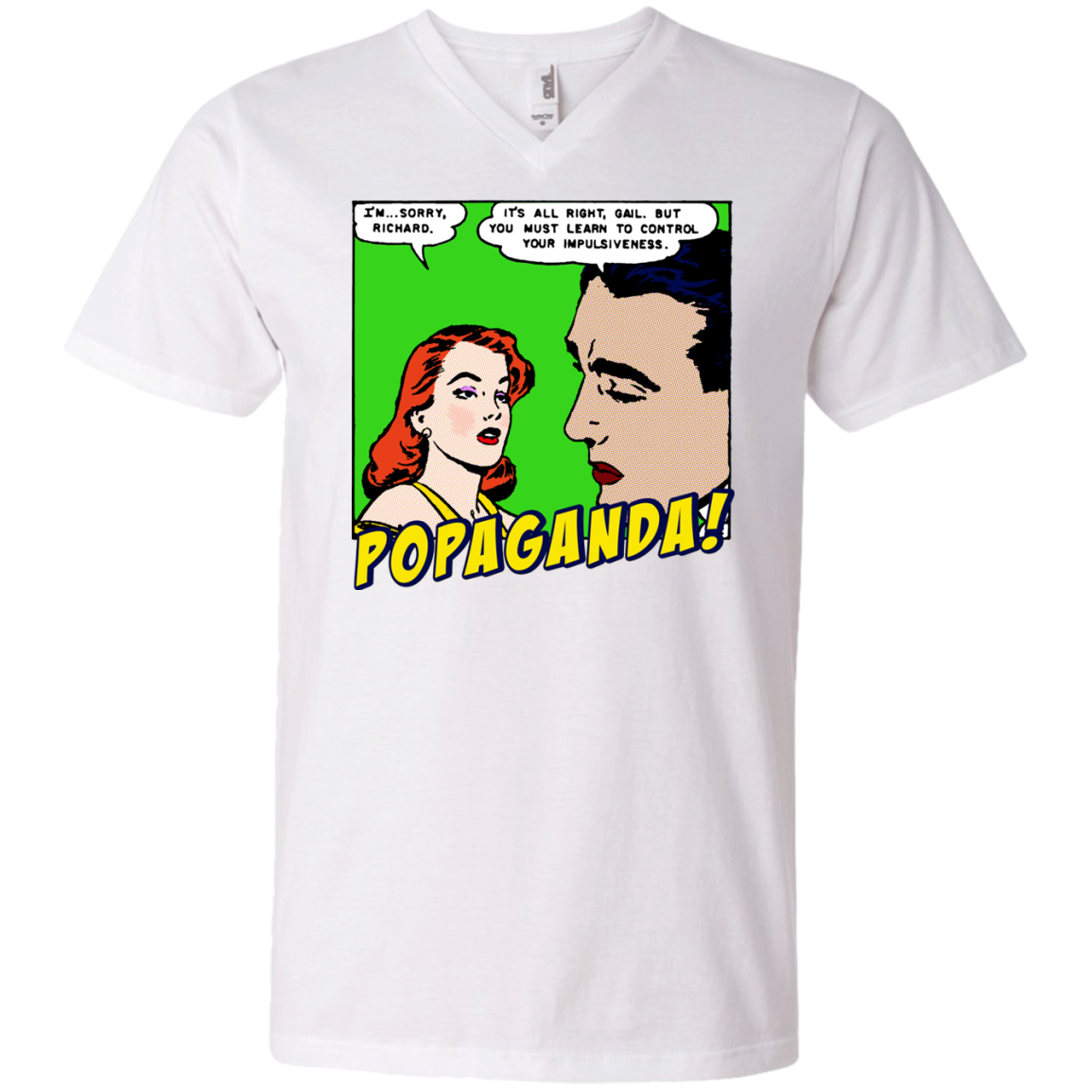 Pop Art Vintage Comics Lichtenstein Style - Popaganda 01 Tee&Tank Men/Unisex Pimamour