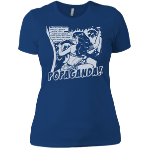 Pop Art Vintage Comics Lichtenstein Style - Popaganda 02 B&W Tee&Tank Lady Pimamour