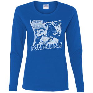 Pop Art Vintage Comics Lichtenstein Style - Popaganda 02 B&W Tee&Tank Lady Pimamour