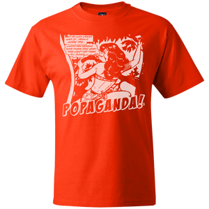 Pop Art Vintage Comics Lichtenstein Style - Popaganda 02 B&W Tee&Tank Men/Unisex Pimamour