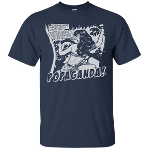 Pop Art Vintage Comics Lichtenstein Style - Popaganda 02 B&W Tee&Tank Men/Unisex Pimamour