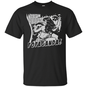 Pop Art Vintage Comics Lichtenstein Style - Popaganda 02 B&W Tee&Tank Men/Unisex Pimamour