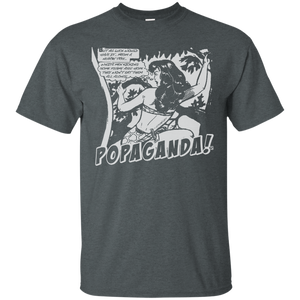 Pop Art Vintage Comics Lichtenstein Style - Popaganda 02 B&W Tee&Tank Men/Unisex Pimamour