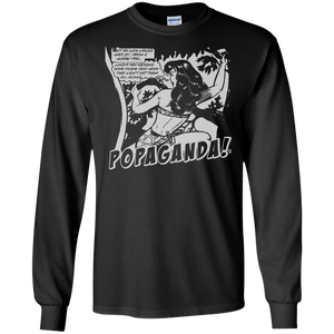 Pop Art Vintage Comics Lichtenstein Style - Popaganda 02 B&W Tee&Tank Men/Unisex Pimamour