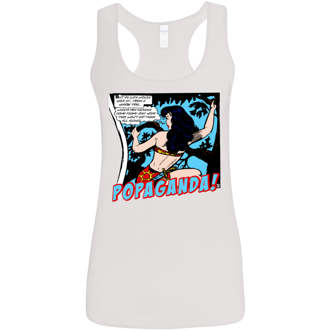 Pop Art Vintage Comics Lichtenstein Style - Popaganda 02 Tee&Tank Lady Pimamour