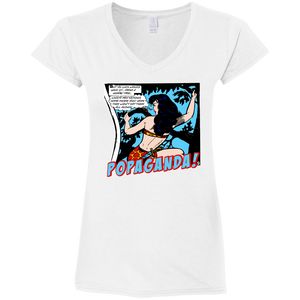 Pop Art Vintage Comics Lichtenstein Style - Popaganda 02 Tee&Tank Lady Pimamour