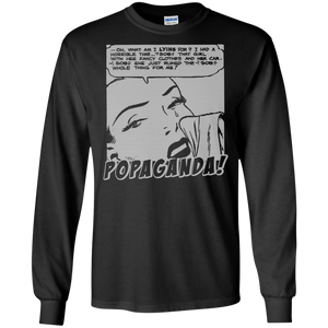 Pop Art Vintage Comics Lichtenstein Style - Popaganda 03 B&W Tee&Tank Men/Unisex Pimamour