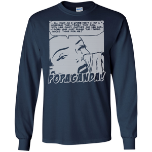 Pop Art Vintage Comics Lichtenstein Style - Popaganda 03 B&W Tee&Tank Men/Unisex Pimamour