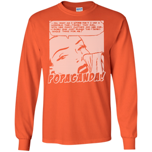 Pop Art Vintage Comics Lichtenstein Style - Popaganda 03 B&W Tee&Tank Men/Unisex Pimamour