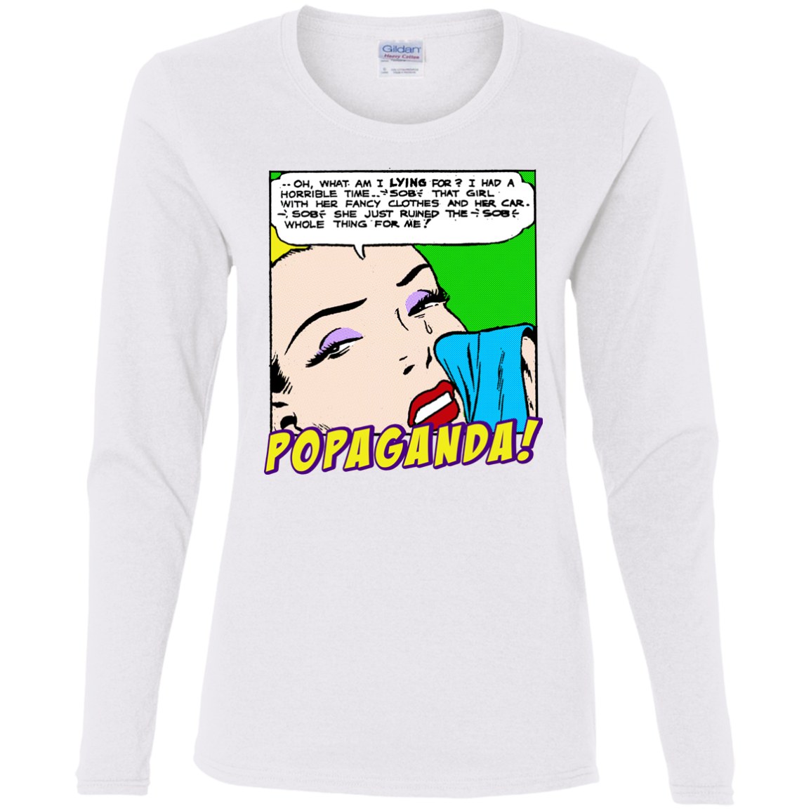 Pop Art Vintage Comics Lichtenstein Style - Popaganda 03 Tee&Tank Lady Pimamour