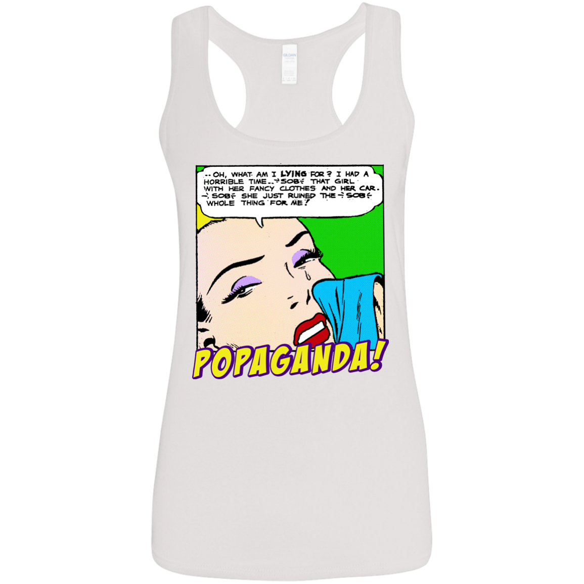 Pop Art Vintage Comics Lichtenstein Style - Popaganda 03 Tee&Tank Lady Pimamour