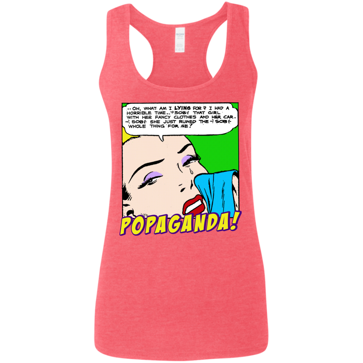 Pop Art Vintage Comics Lichtenstein Style - Popaganda 03 Tee&Tank Lady Pimamour