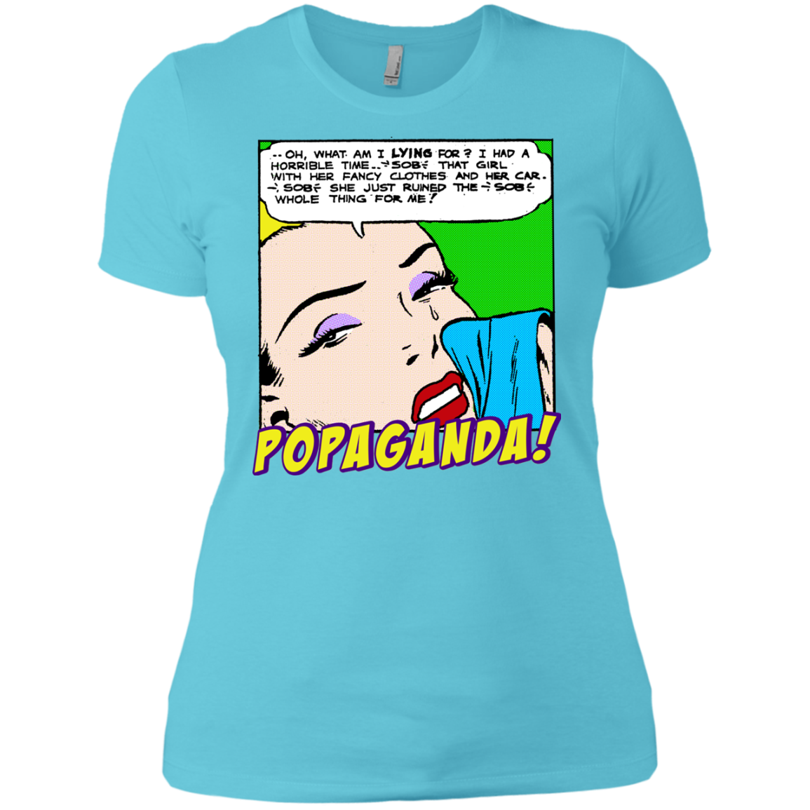 Pop Art Vintage Comics Lichtenstein Style - Popaganda 03 Tee&Tank Lady Pimamour