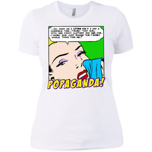 Pop Art Vintage Comics Lichtenstein Style - Popaganda 03 Tee&Tank Lady Pimamour