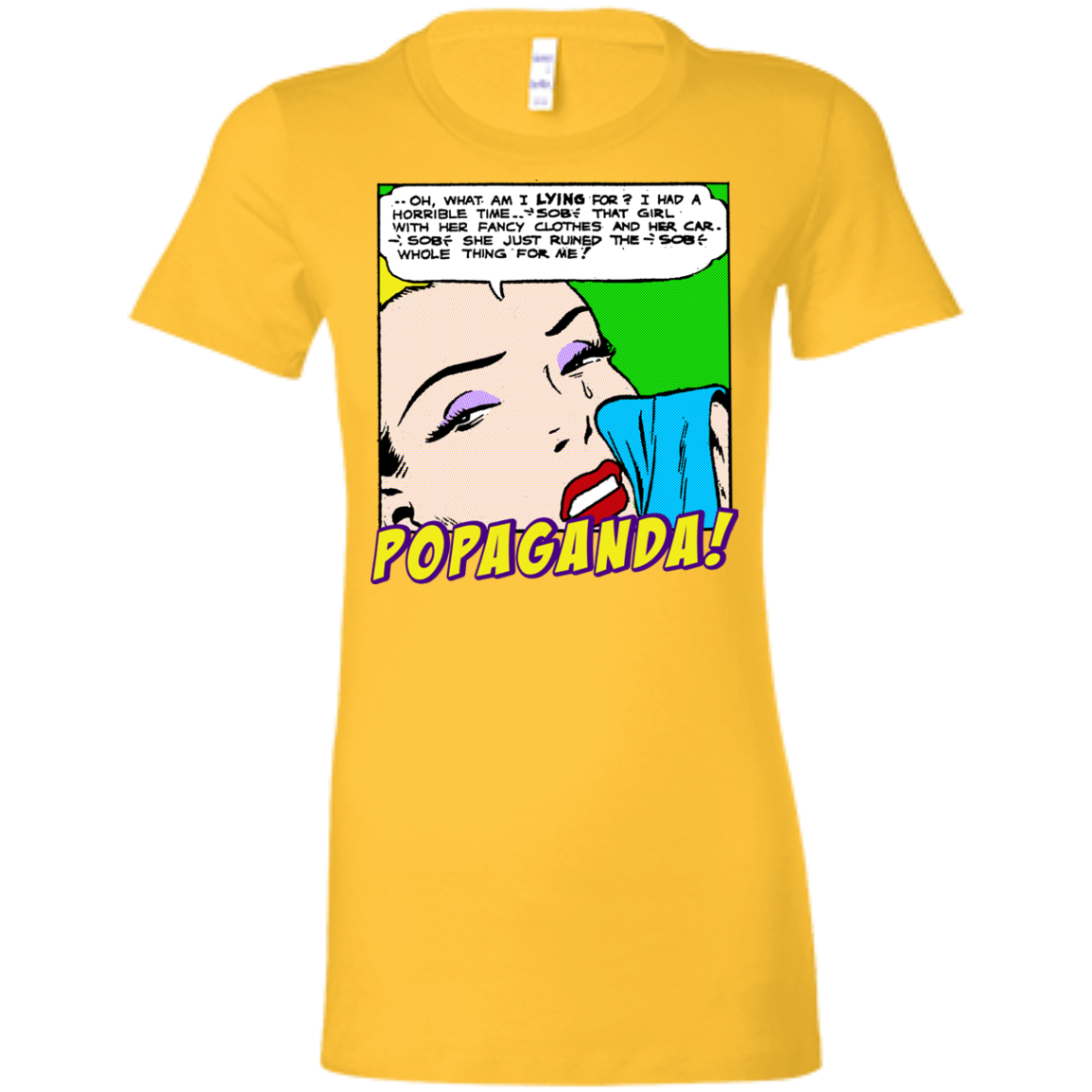 Pop Art Vintage Comics Lichtenstein Style - Popaganda 03 Tee&Tank Lady Pimamour