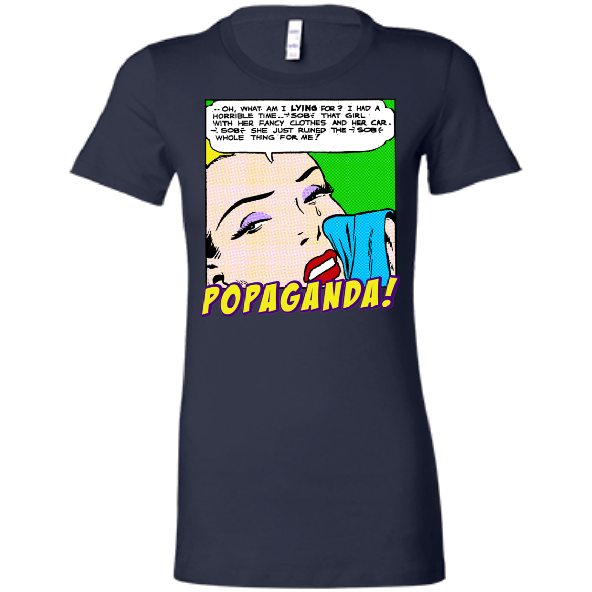 Pop Art Vintage Comics Lichtenstein Style - Popaganda 03 Tee&Tank Lady Pimamour