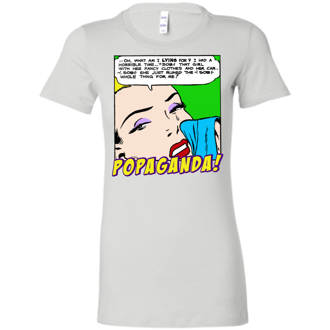 Pop Art Vintage Comics Lichtenstein Style - Popaganda 03 Tee&Tank Lady Pimamour
