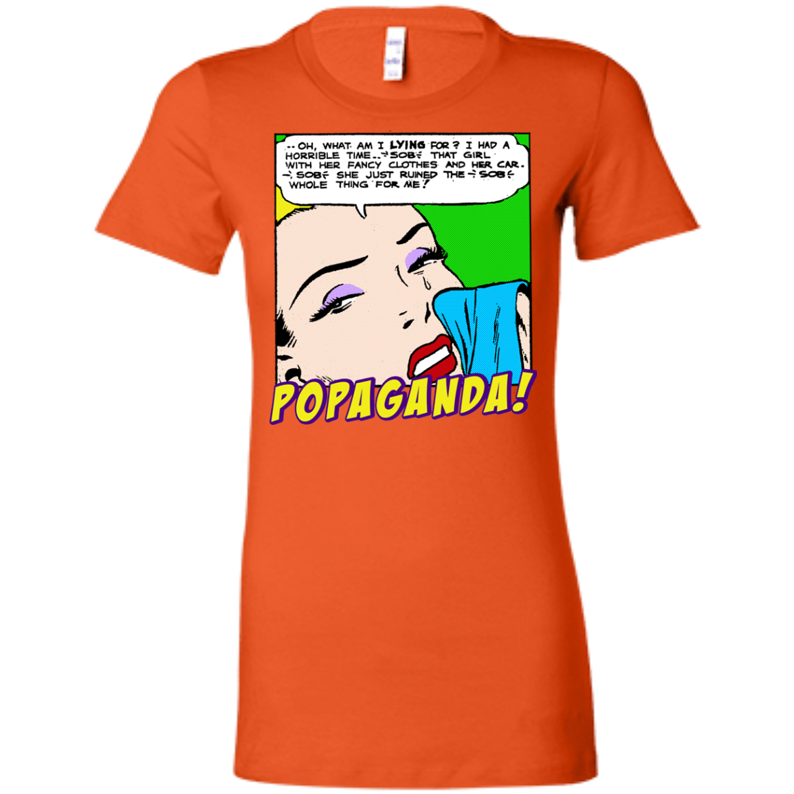 Pop Art Vintage Comics Lichtenstein Style - Popaganda 03 Tee&Tank Lady Pimamour