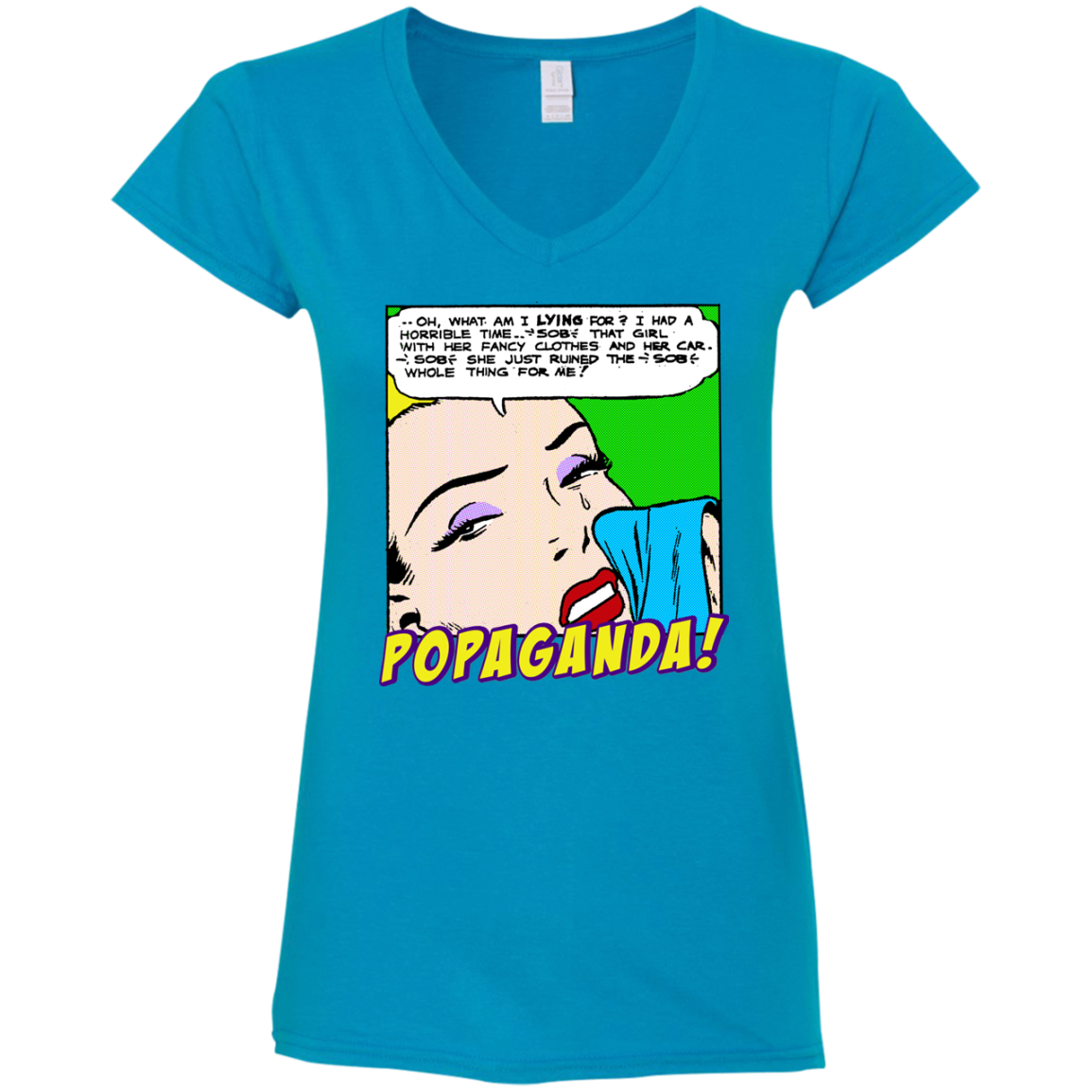 Pop Art Vintage Comics Lichtenstein Style - Popaganda 03 Tee&Tank Lady Pimamour