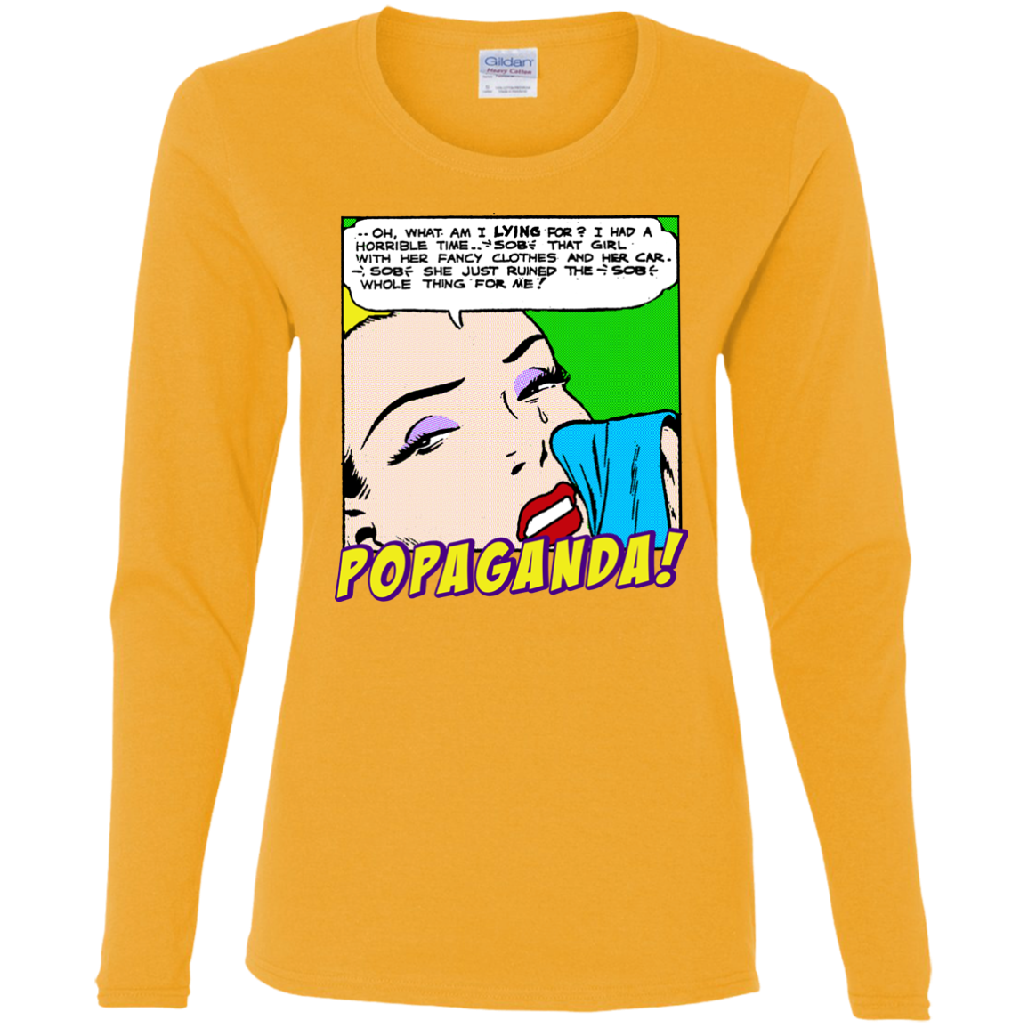 Pop Art Vintage Comics Lichtenstein Style - Popaganda 03 Tee&Tank Lady Pimamour