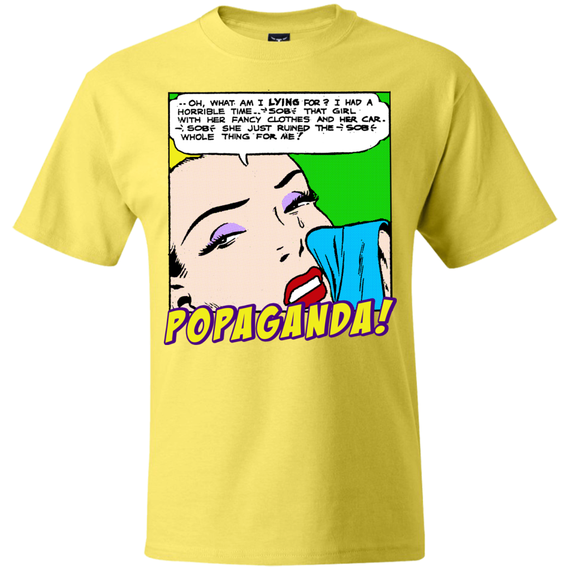 Pop Art Vintage Comics Lichtenstein Style - Popaganda 03 Tee&Tank Men/Unisex Pimamour