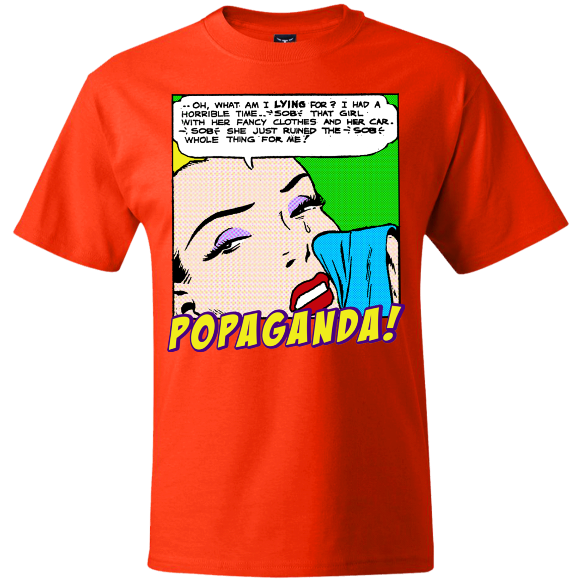 Pop Art Vintage Comics Lichtenstein Style - Popaganda 03 Tee&Tank Men/Unisex Pimamour