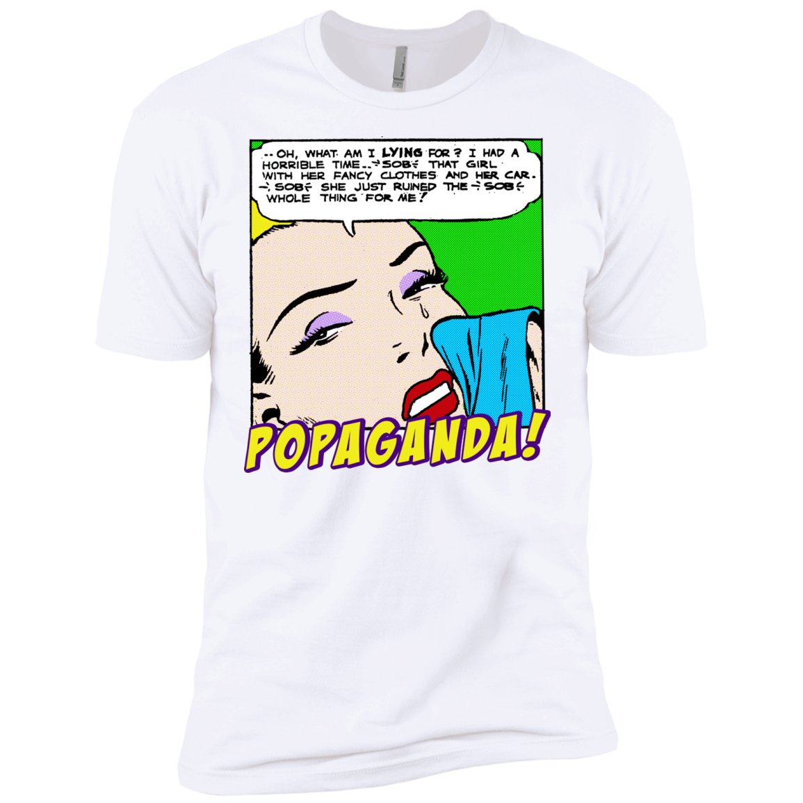 Pop Art Vintage Comics Lichtenstein Style - Popaganda 03 Tee&Tank Men/Unisex Pimamour