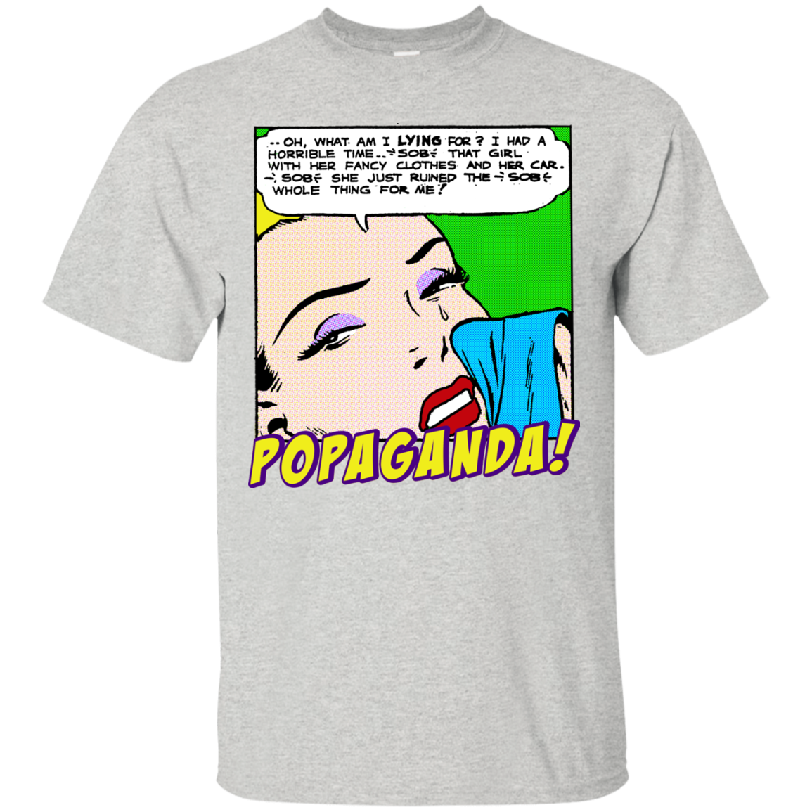 Pop Art Vintage Comics Lichtenstein Style - Popaganda 03 Tee&Tank Men/Unisex Pimamour