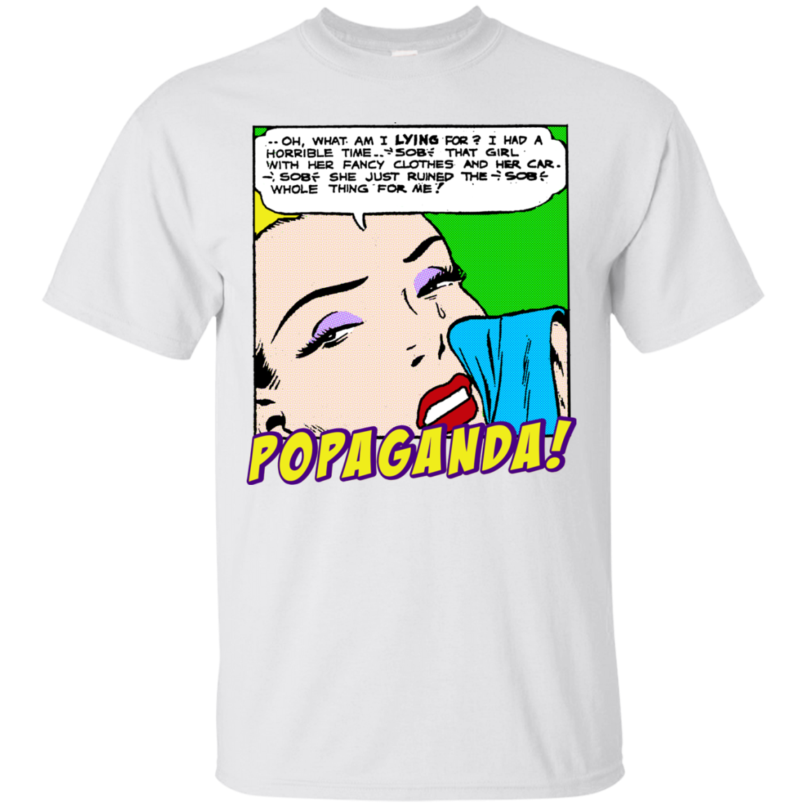Pop Art Vintage Comics Lichtenstein Style - Popaganda 03 Tee&Tank Men/Unisex Pimamour