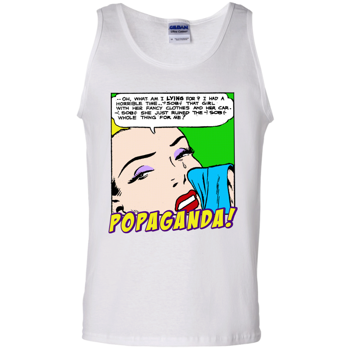 Pop Art Vintage Comics Lichtenstein Style - Popaganda 03 Tee&Tank Men/Unisex Pimamour