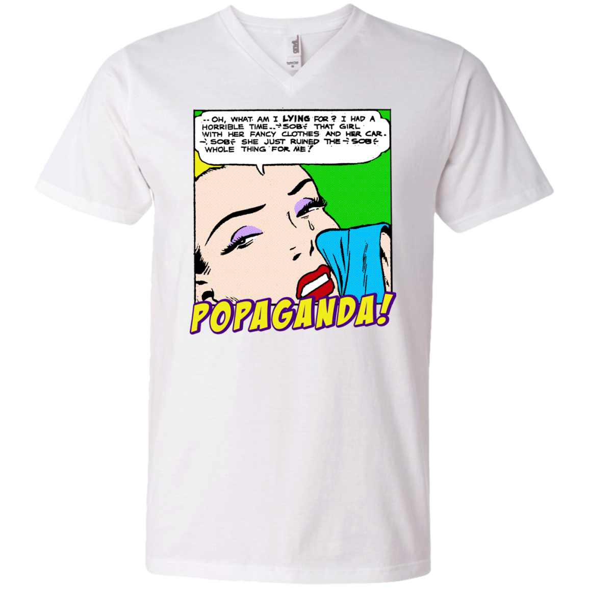 Pop Art Vintage Comics Lichtenstein Style - Popaganda 03 Tee&Tank Men/Unisex Pimamour