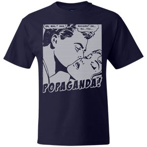 Pop Art Vintage Comics Lichtenstein Style - Popaganda 04 B&W Tee&Tank Men/Unisex Pimamour