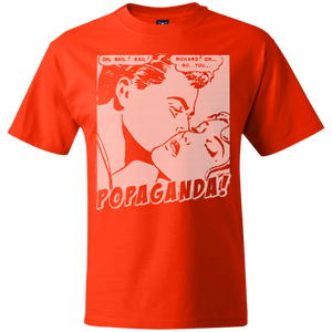 Pop Art Vintage Comics Lichtenstein Style - Popaganda 04 B&W Tee&Tank Men/Unisex Pimamour