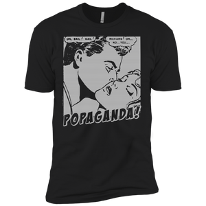 Pop Art Vintage Comics Lichtenstein Style - Popaganda 04 B&W Tee&Tank Men/Unisex Pimamour