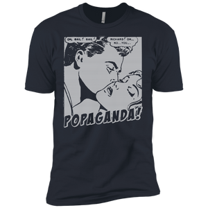 Pop Art Vintage Comics Lichtenstein Style - Popaganda 04 B&W Tee&Tank Men/Unisex Pimamour