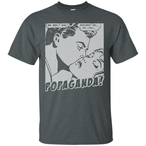 Pop Art Vintage Comics Lichtenstein Style - Popaganda 04 B&W Tee&Tank Men/Unisex Pimamour