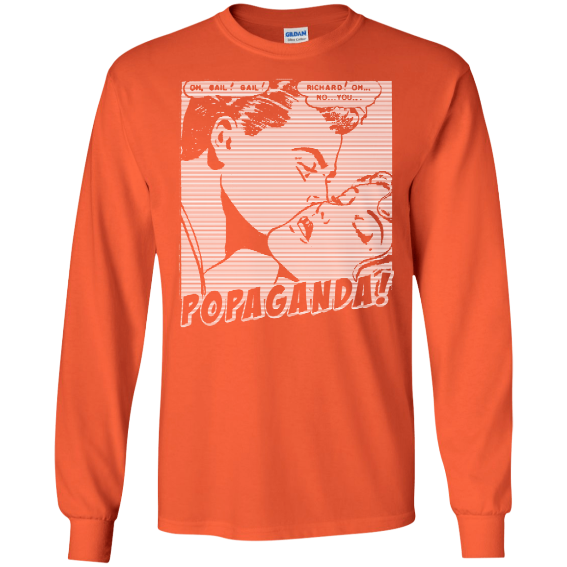 Pop Art Vintage Comics Lichtenstein Style - Popaganda 04 B&W Tee&Tank Men/Unisex Pimamour