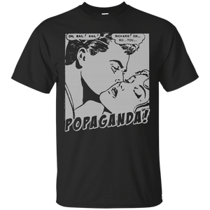Pop Art Vintage Comics Lichtenstein Style - Popaganda 04 B&W Tee&Tank Men/Unisex Pimamour