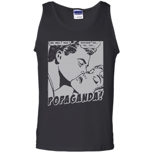 Pop Art Vintage Comics Lichtenstein Style - Popaganda 04 B&W Tee&Tank Men/Unisex Pimamour