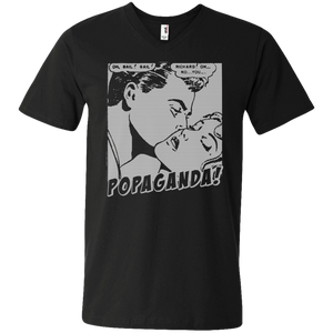 Pop Art Vintage Comics Lichtenstein Style - Popaganda 04 B&W Tee&Tank Men/Unisex Pimamour