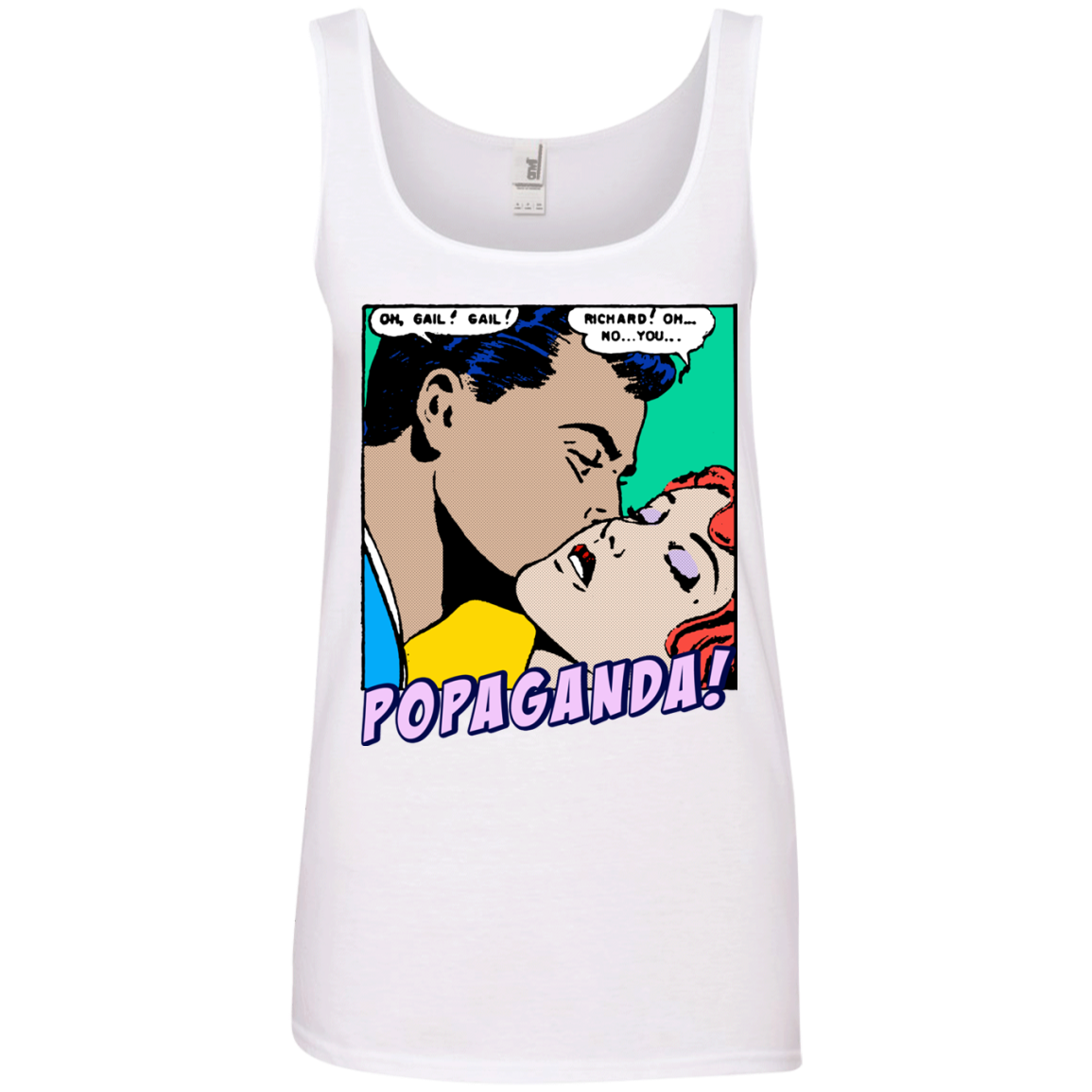 Pop Art Vintage Comics Lichtenstein Style - Popaganda 04 Tee&Tank Lady Pimamour