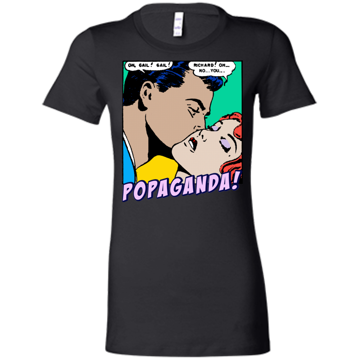 Pop Art Vintage Comics Lichtenstein Style - Popaganda 04 Tee&Tank Lady Pimamour