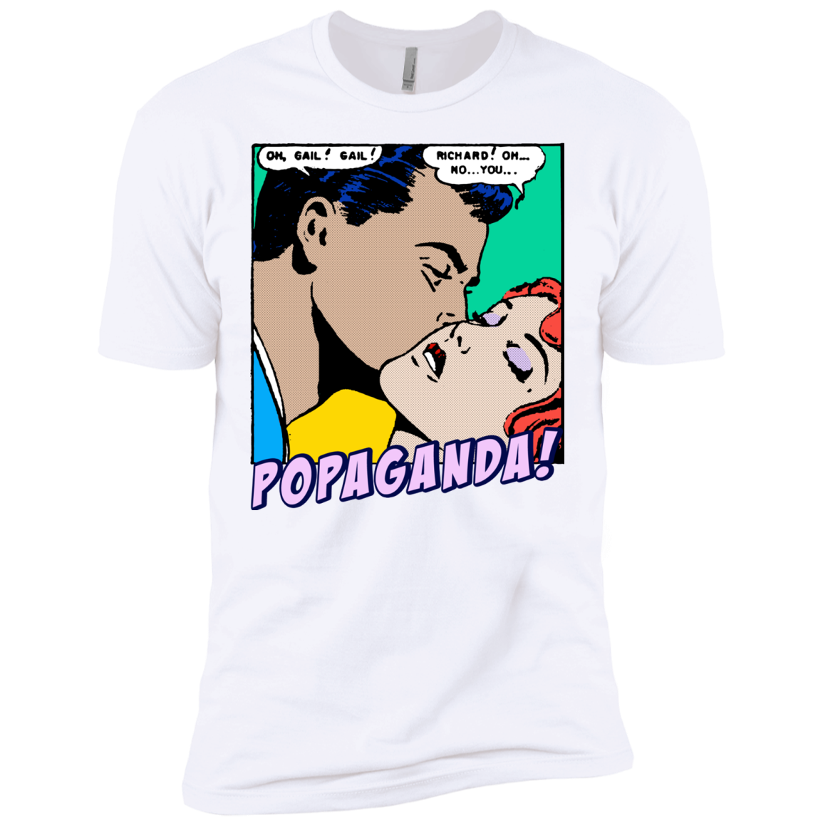 Pop Art Vintage Comics Lichtenstein Style - Popaganda 04 Tee&Tank Men/Unisex Pimamour