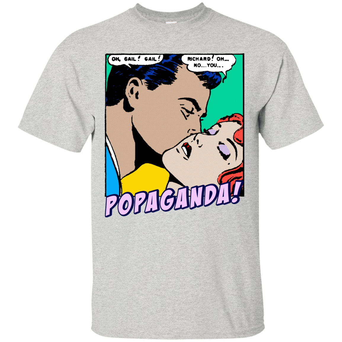 Pop Art Vintage Comics Lichtenstein Style - Popaganda 04 Tee&Tank Men/Unisex Pimamour