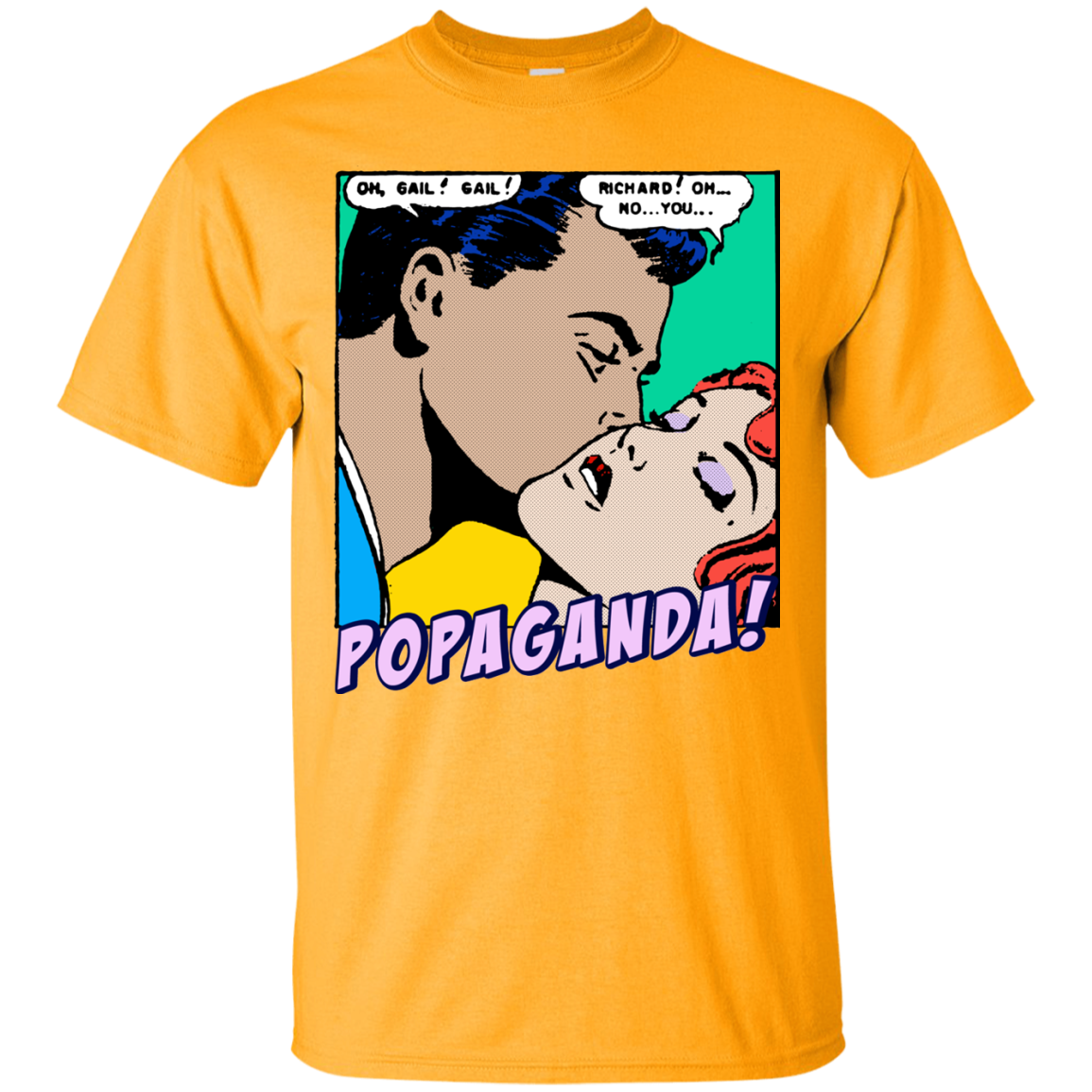 Pop Art Vintage Comics Lichtenstein Style - Popaganda 04 Tee&Tank Men/Unisex Pimamour