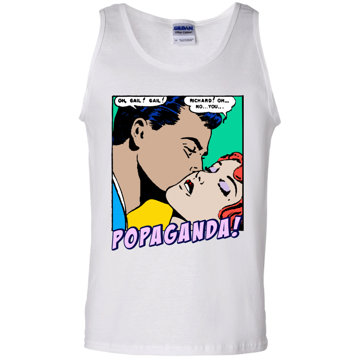 Pop Art Vintage Comics Lichtenstein Style - Popaganda 04 Tee&Tank Men/Unisex Pimamour