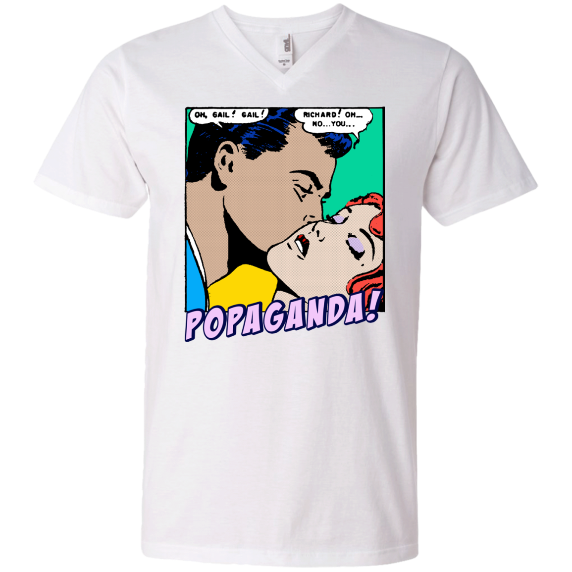 Pop Art Vintage Comics Lichtenstein Style - Popaganda 04 Tee&Tank Men/Unisex Pimamour
