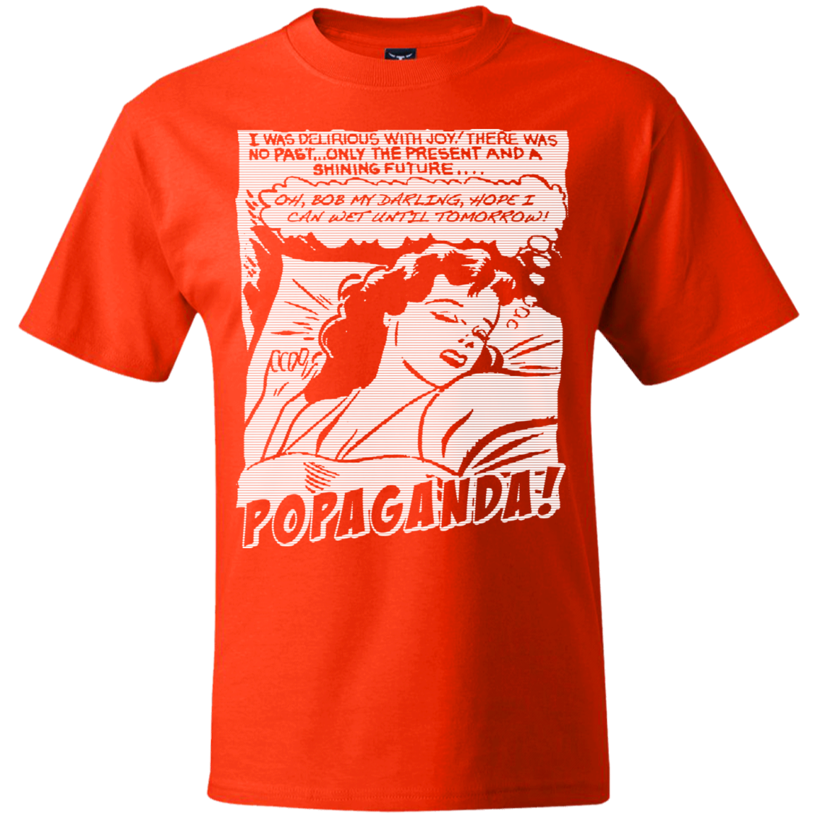 Pop Art Vintage Comics Lichtenstein Style - Popaganda 05 B&W Tee&Tank Men/Unisex Pimamour